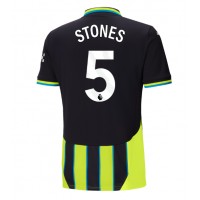 Maglie da calcio Manchester City John Stones #5 Seconda Maglia 2024-25 Manica Corta